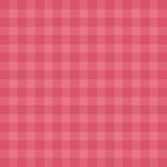 Flat easy tilable red gingham repeat pattern print