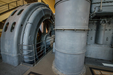 Turbina in una centrale termoelettrica