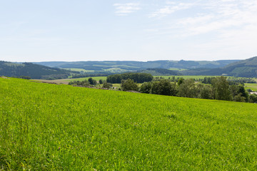 Wanderweg in Schmallenberg, Sauerland, Deutschland