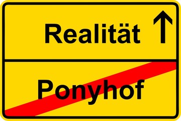 Ortsschild_Realitaet_Ponyhof-150108