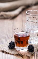 Blackberry Liqueur shot