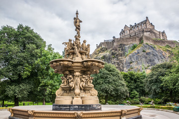 Fototapeta na wymiar Edinburgh Castle, Scotland, UK