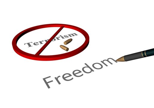Stop terrorisme - voor vrijheid
