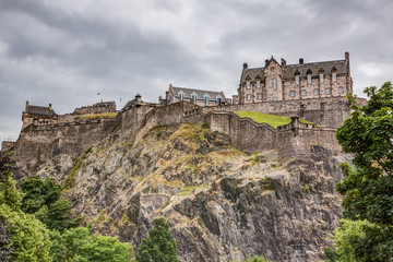 Fototapeta na wymiar Edinburgh Castle, Scotland, UK