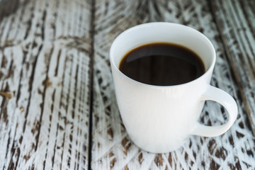 White coffee mug