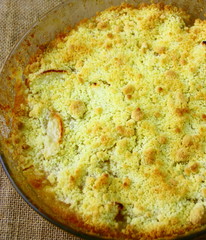 crumble pommes ,poires