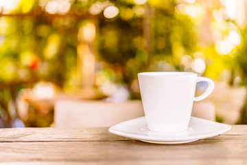 Latte coffee cup