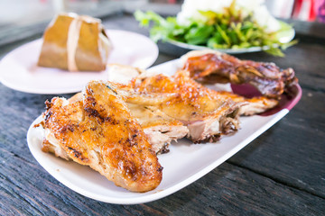 Chicken grilled,thai food