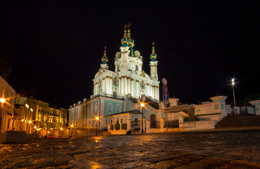 Naklejka na ściany i meble Saint Andrew orthodox church in Kiev