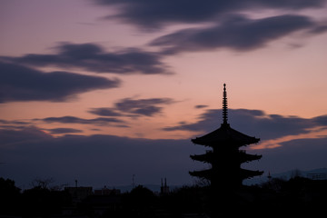 Pagoda Silhouette