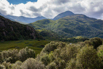 Fototapeta premium Highlands landscape in Scotland, UK.