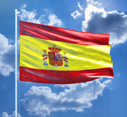 Flaga Hiszpanii - obrazy, fototapety, plakaty