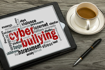 cyber bullying word cloud