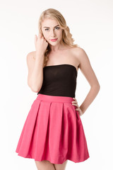 Fototapeta premium Portrait of beautiful blonde woman