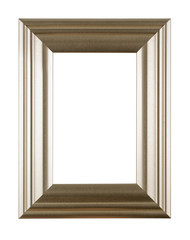Empty frame isolated on white