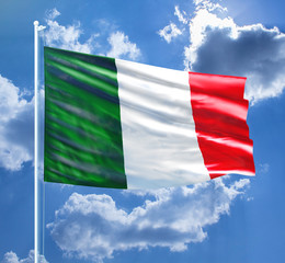 Italy Flag - obrazy, fototapety, plakaty