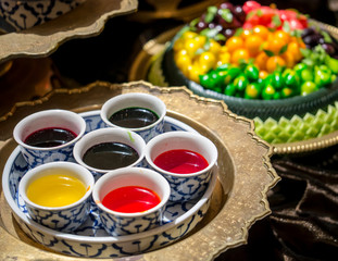 Food grade color for painting the deletable imitation fruits (lo