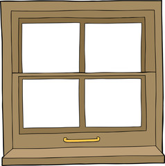 Isolated Cartoon Window