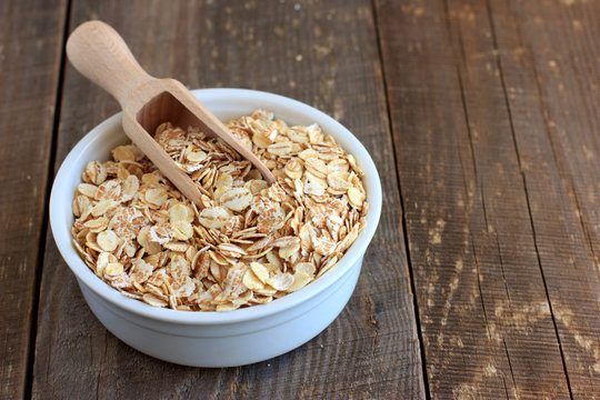 Oat, Barley And Wheat Flakes