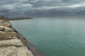 Obraz premium Breakwater