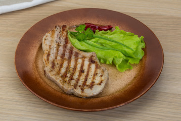 Grilled t-bone steak