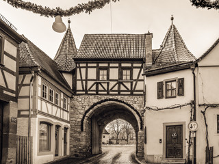 Fototapeta na wymiar Prichsenstadt City