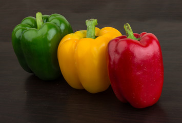 Fresh Bulgarian peppers
