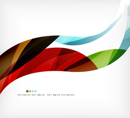 Business wave corporate background