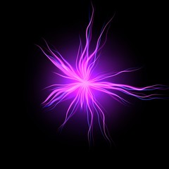 Pink electric discharge - computer generated abstract background
