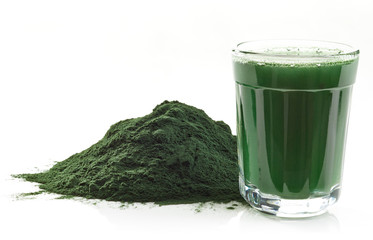 Spirulina algae powder