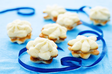 cookies sable with cream cheese