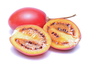 tamarillo isolated on white background