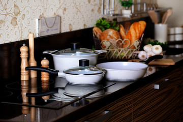 pots in the interior