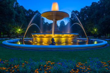 Fountain in Saski Park