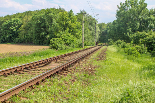 Railroad in country