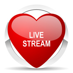 live stream valentine icon