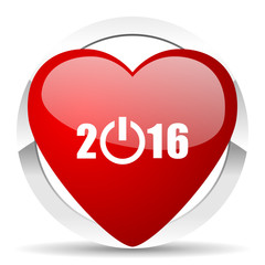 new year 2016 valentine icon new years symbol