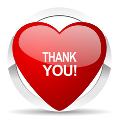 thank you valentine icon