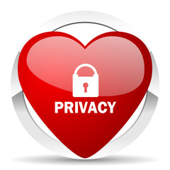 privacy valentine icon