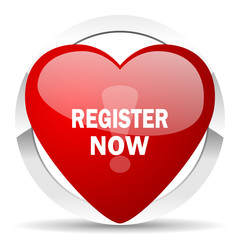 register now valentine icon