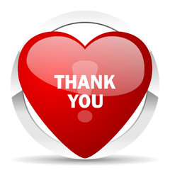 thank you valentine icon