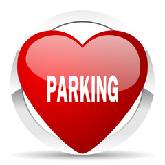 parking valentine icon