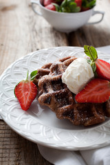 Belgian waffles