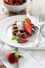 Belgian waffles