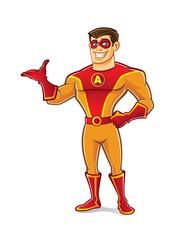Handsome Superhero Welcome