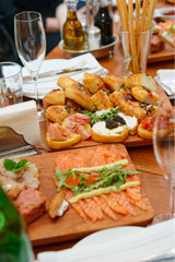 Table full of starters