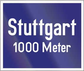 Highway Direction Sign 1938