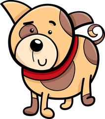 spotted puppy cartoon illustration