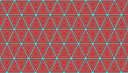 Pattern of triangles