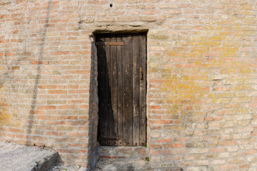 door in medieval  Fortress